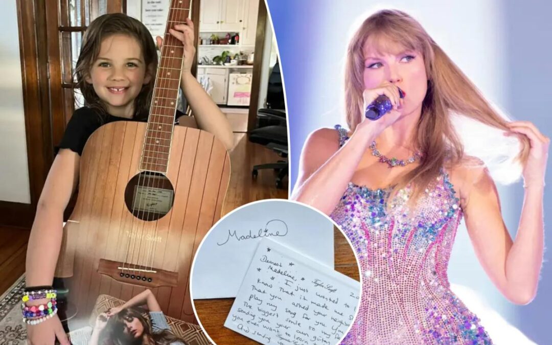 Taylor Swift surprises 8-year-old fan after viral video with musician neighbor reaches superstar