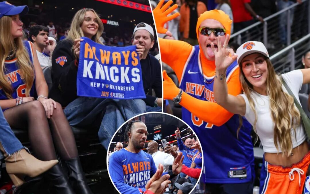 Knicks fans celebrate series-clinching win in style — in Atlanta and outside MSG: ‘We want Boston!’