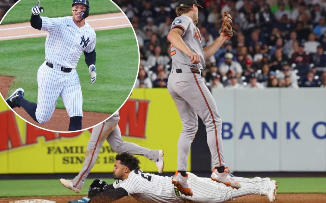 Aaron Judge immediately sets the tone as Yankees dominate Orioles to complete sweep