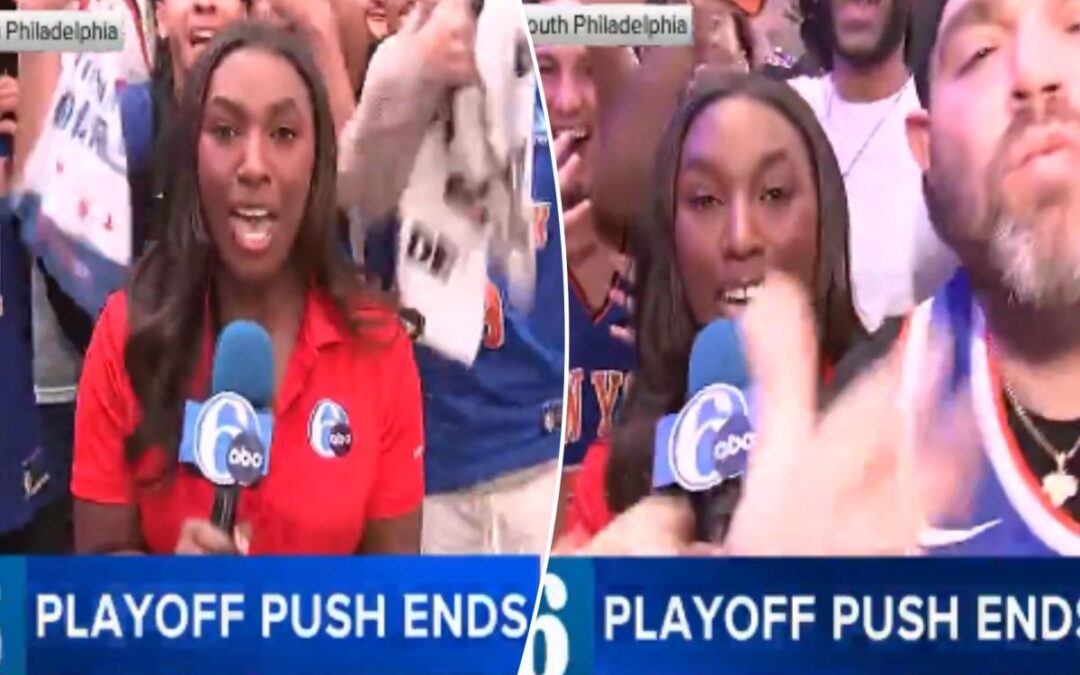 Philly reporter swarmed by Knicks fans as 76ers faithful lament sweep: ‘Let Kyle Lowry coach’