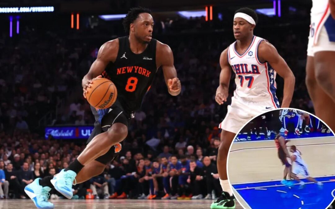 OG Anunoby exits Game 2 early in Knicks injury concern
