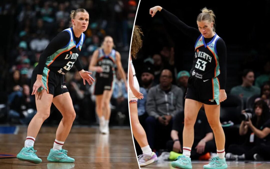 Julie Vanloo dazzles in Liberty debut after getting through ‘dark days’ in her career