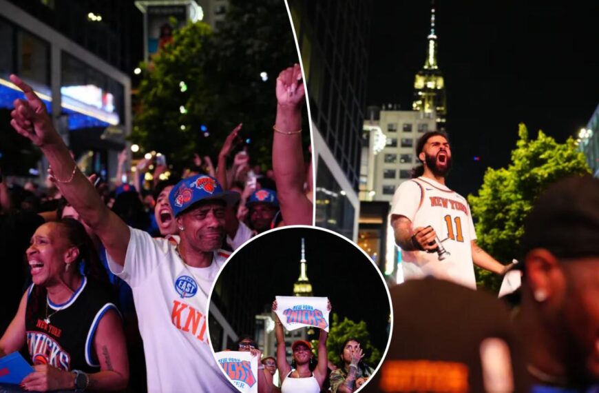 Delirious Knicks fans already have NBA Finals opponent in mind after Game 1 rally: ‘We want Wemby!’