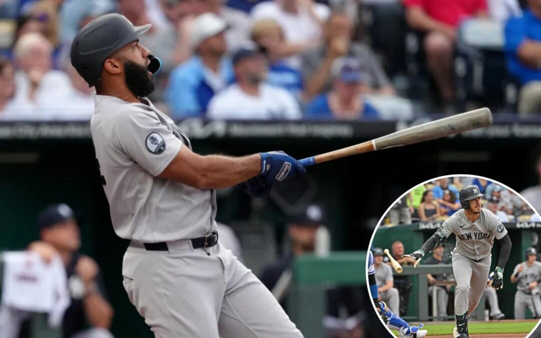 Yankees pound out 24 hits to steamroll Royals in much-needed laugher for third straight win