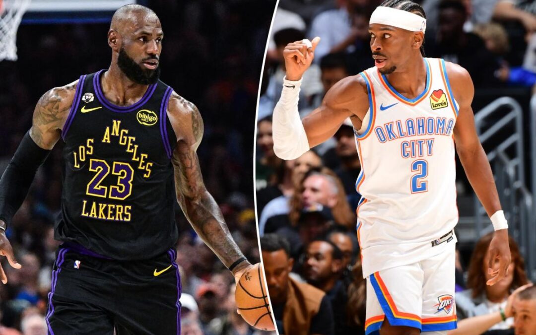 Lakers vs. Thunder Game 1 prediction, best bets: LA’s offense will struggle against OKC