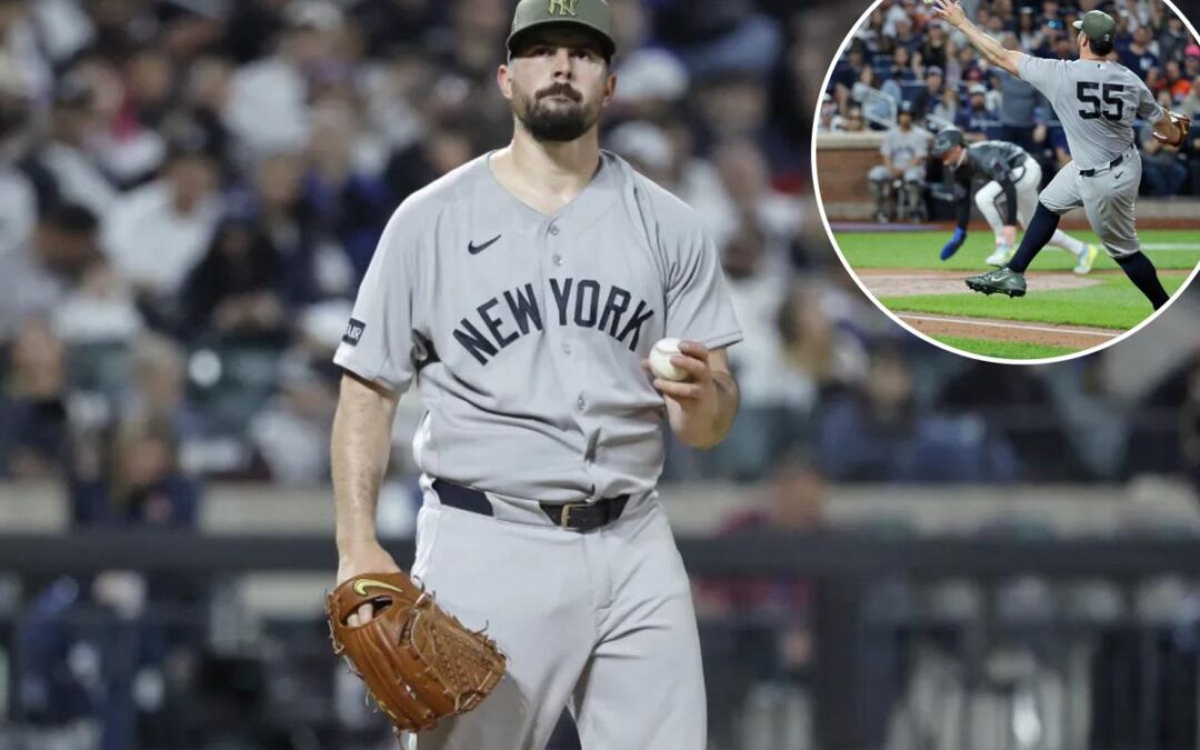 Carlos Rodon undone by control issues in second rocky outing since Yankees’ return