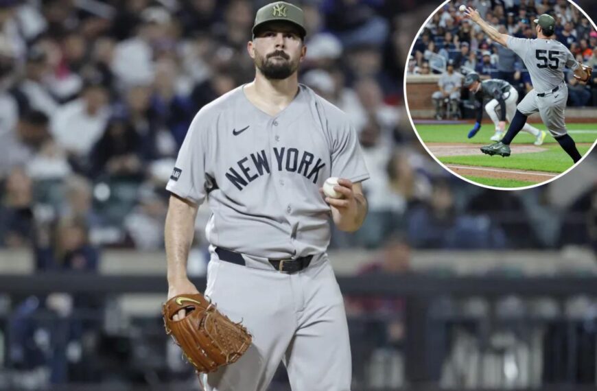 Carlos Rodon undone by control issues in second rocky outing since Yankees’ return