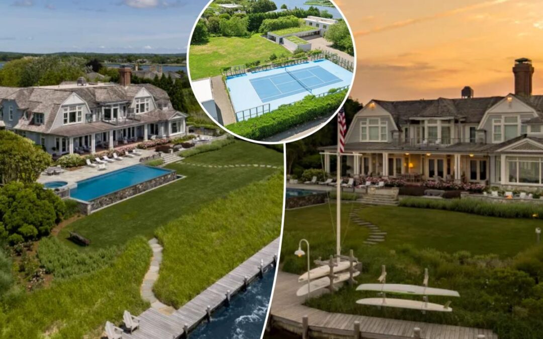 Luxe Hamptons estates with rare private piers and deep-water docks