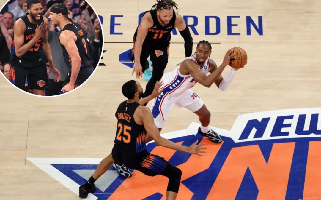 Tyrese Maxey is getting buried by Mikal Bridges’ playoff redemption