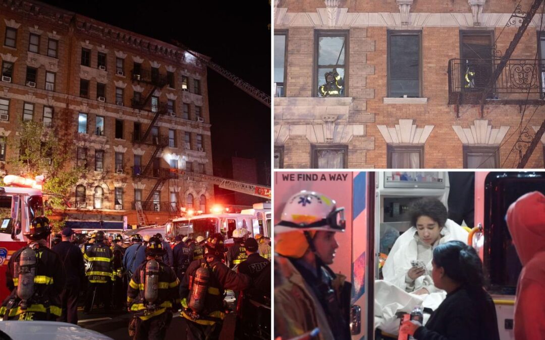 Three dead, more than a dozen injured in fire at Manhattan building