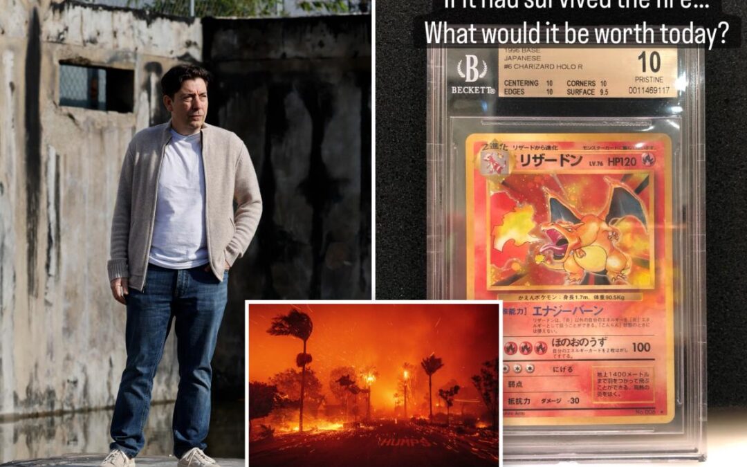 Toymaker who lost $8.5M in Pokémon cards during Palisades Fire building back collection — and his neighborhood