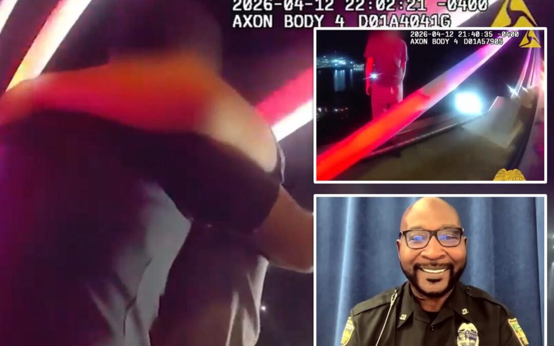 Florida police officer spends nearly an hour talking man off bridge through prayer