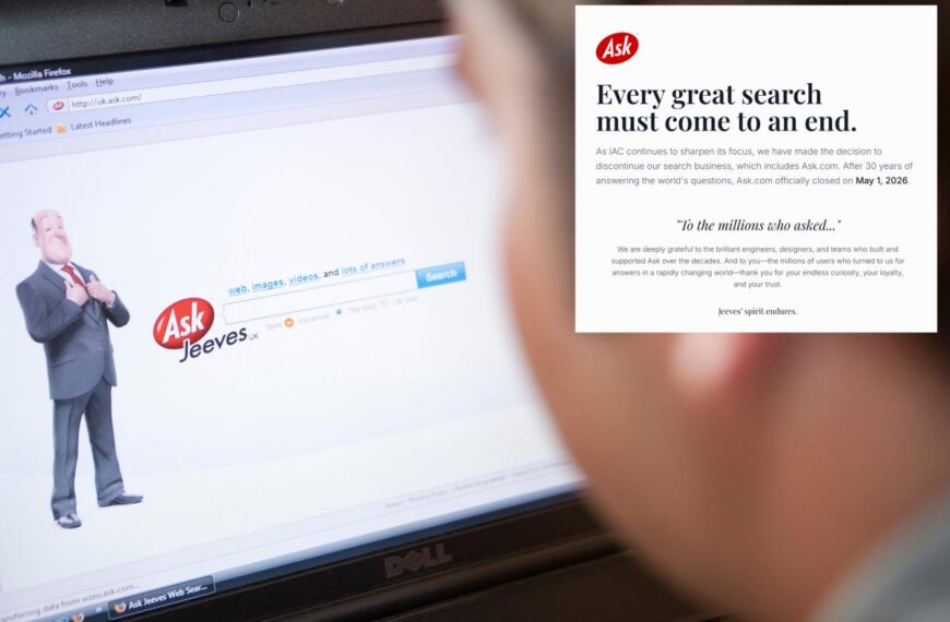 Popular 1990s internet search giant shuts down