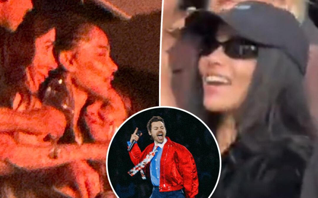 Zoë Kravitz puts engagement ring on display while dancing at fiancé Harry Styles’ Amsterdam concert