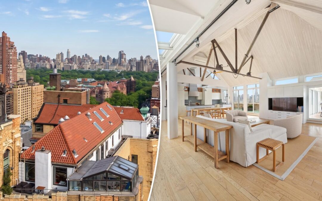 Rare red-roofed penthouse villa lists for $8.25M with sweeping NYC views: ‘Like a farmhouse in the sky’