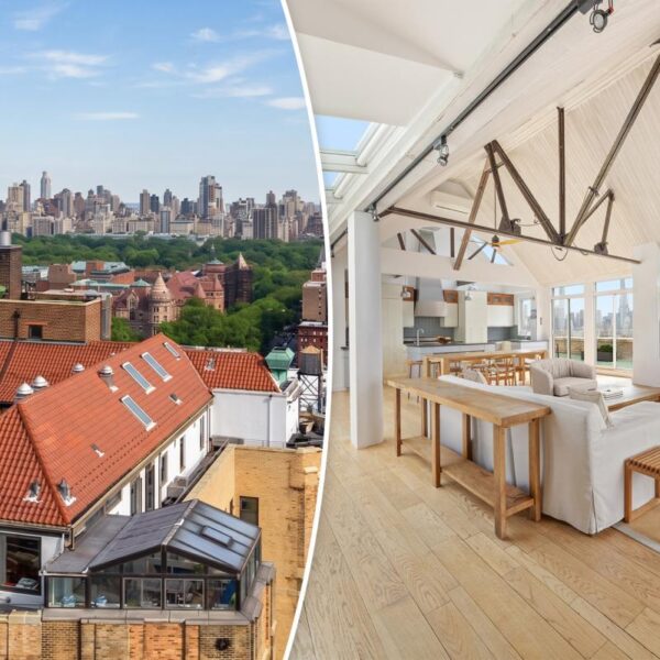 Rare red-roofed penthouse villa lists for $8.25M with sweeping NYC views: ‘Like a farmhouse in the sky’
