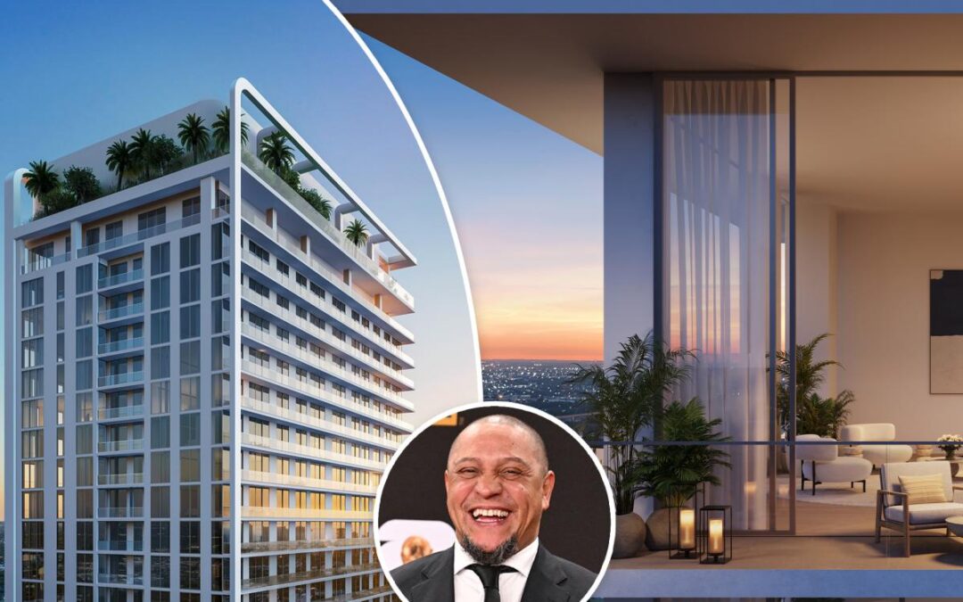 Brazilian soccer icon snags 2 condos inside dazzling Florida tower with beach access and a karaoke room