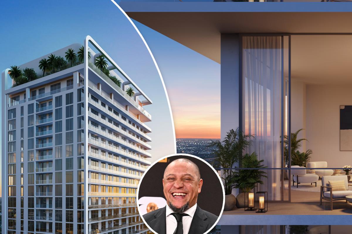 Brazilian soccer icon snags 2 condos inside dazzling Florida tower with beach access and a karaoke room