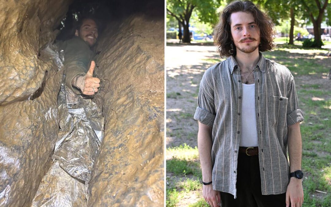 New York man recounts slip-up that trapped him 400 feet from safety in upstate cave for 7 hours