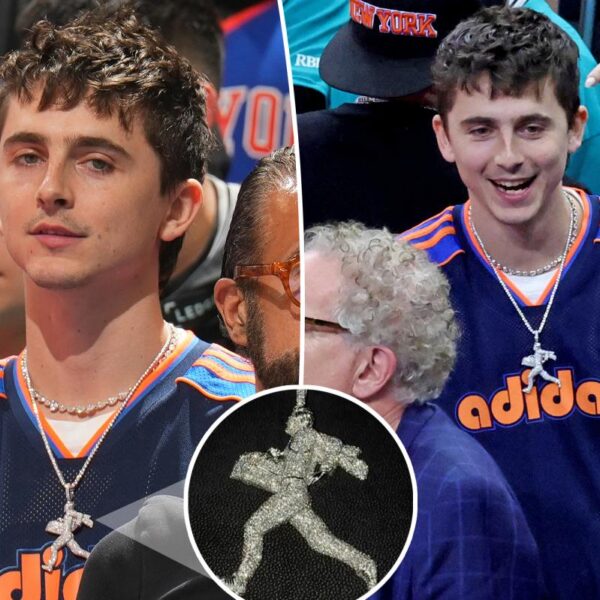 The story behind Timothée Chalamet’s diamond ‘good luck charm’ for Knicks NBA Finals game