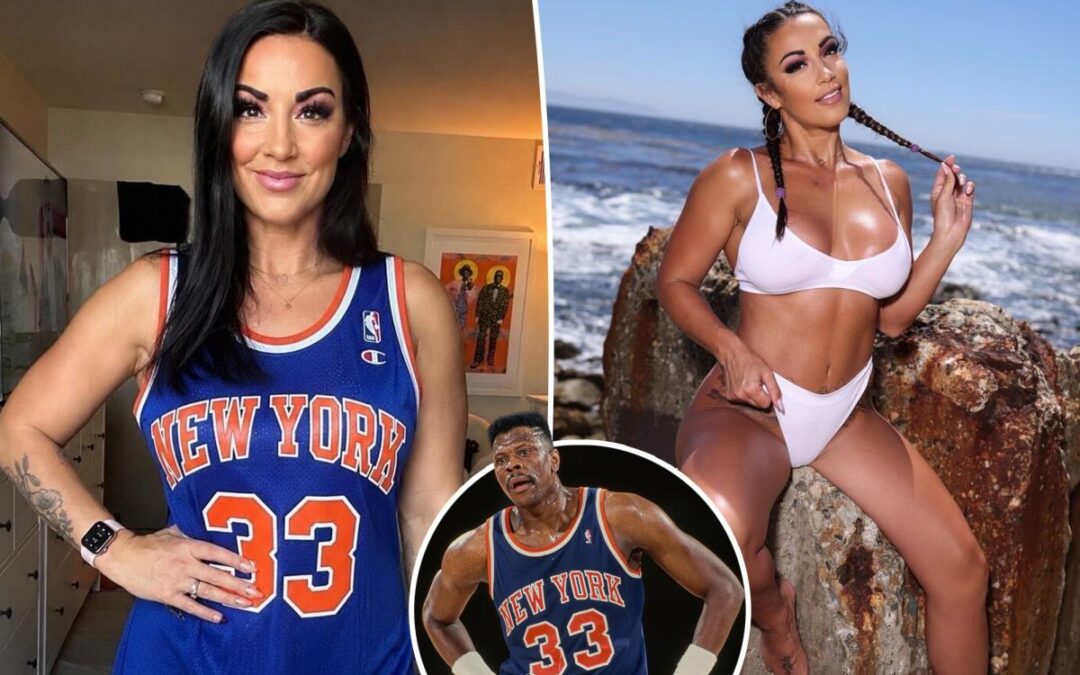 OnlyFans model who makes $36K/month twerks in Patrick Ewing jersey gifted by Knicks superfan: ‘He paid $300 to watch me have solo fun’