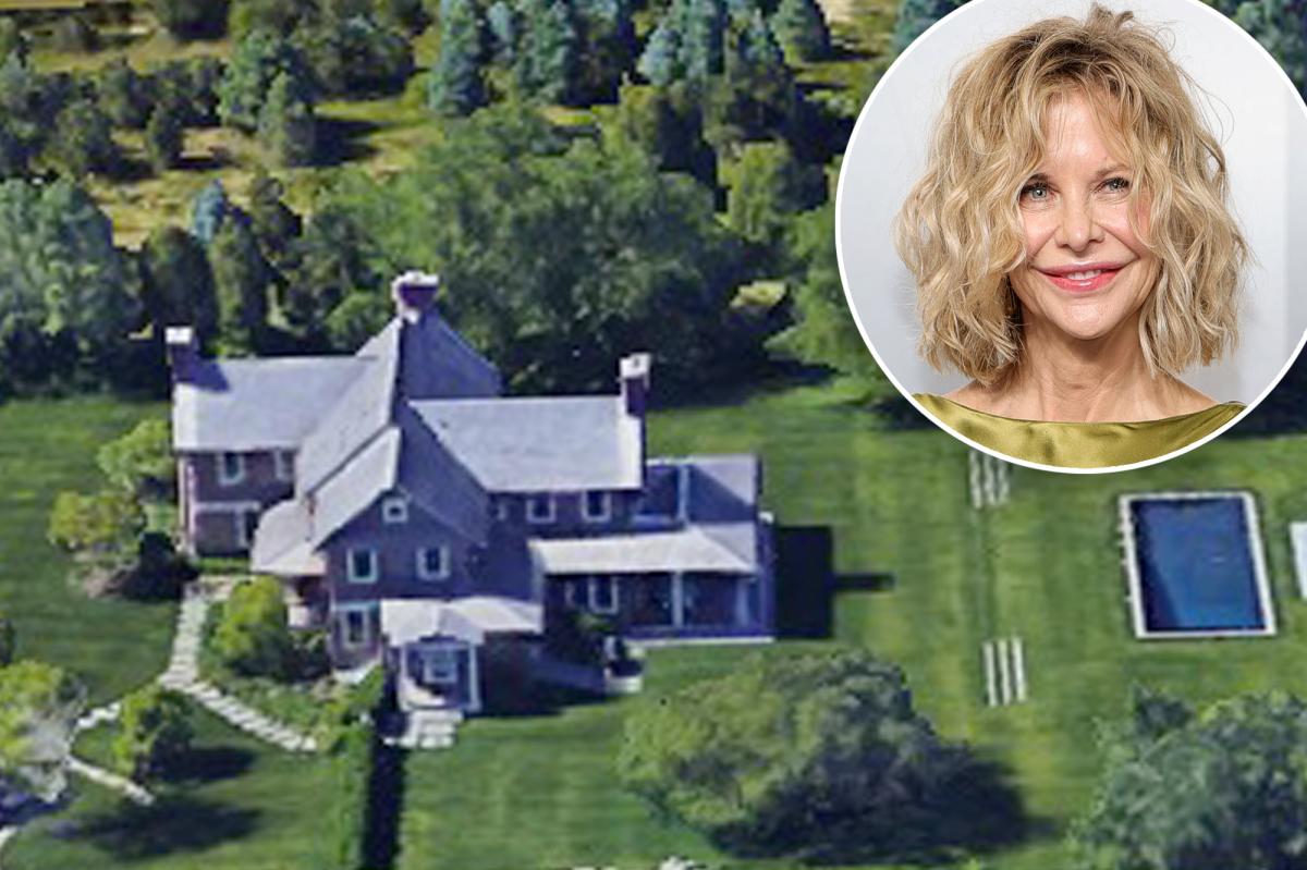 Meg Ryan quietly asks $15.25M for her Hamptons escape — featuring a hot and cold dog shower
