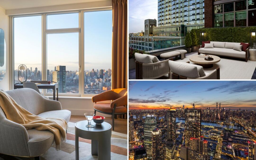 Queens penthouse hovering 70 stories above ground is the highest in the borough — asking $13,350 per month