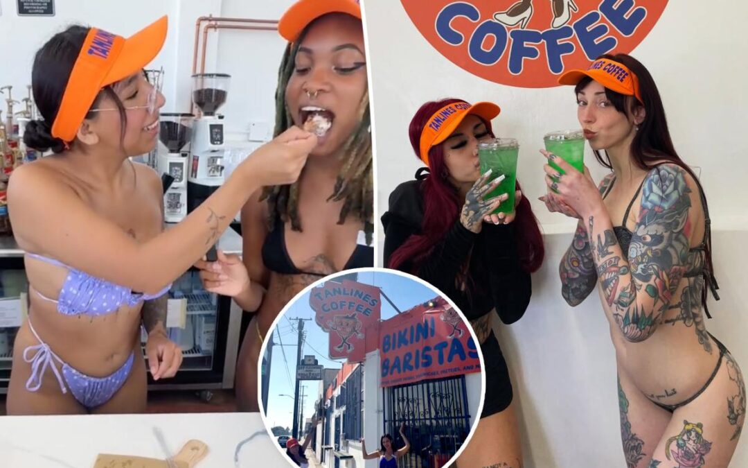 Inside LA’s first bikini coffee shop — as baristas reveal how many ‘weirdos’ show up