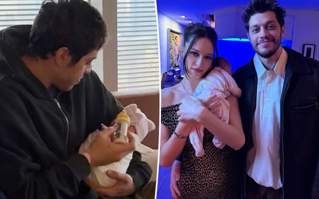 Pete Davidson spotted with daughter Scottie after ex Elsie Hewitt’s claims she’s raising baby alone