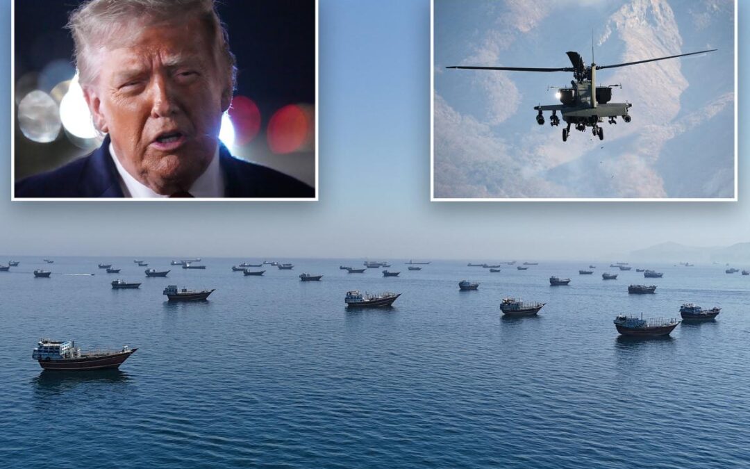Crew members rescued after US Army Apache helicopter crashes over Strait of Hormuz