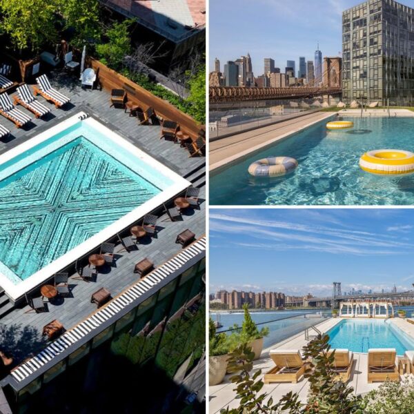 Splashy outdoor pools are coming to NYC rentals — luring tenants with resort-style hangouts