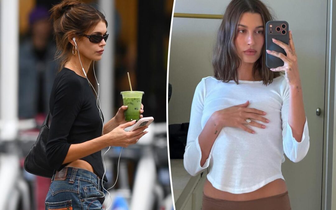 Kaia Gerber and Hailey Bieber both wear this $68 T-shirt inspired by a French style icon