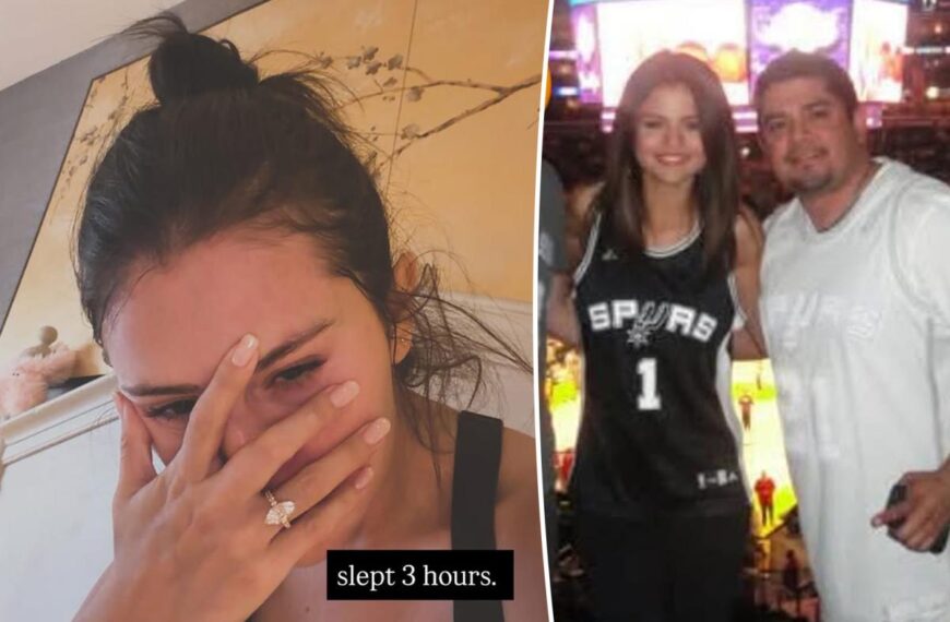 Selena Gomez’s ‘heart breaks’ for the Spurs as BFF Taylor Swift celebrates Knicks win courtside