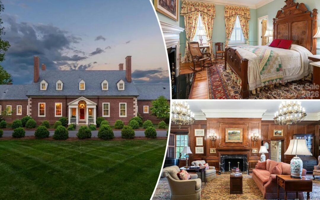 103-year-old replica of founding father’s home hits market in North Carolina for $9.8M