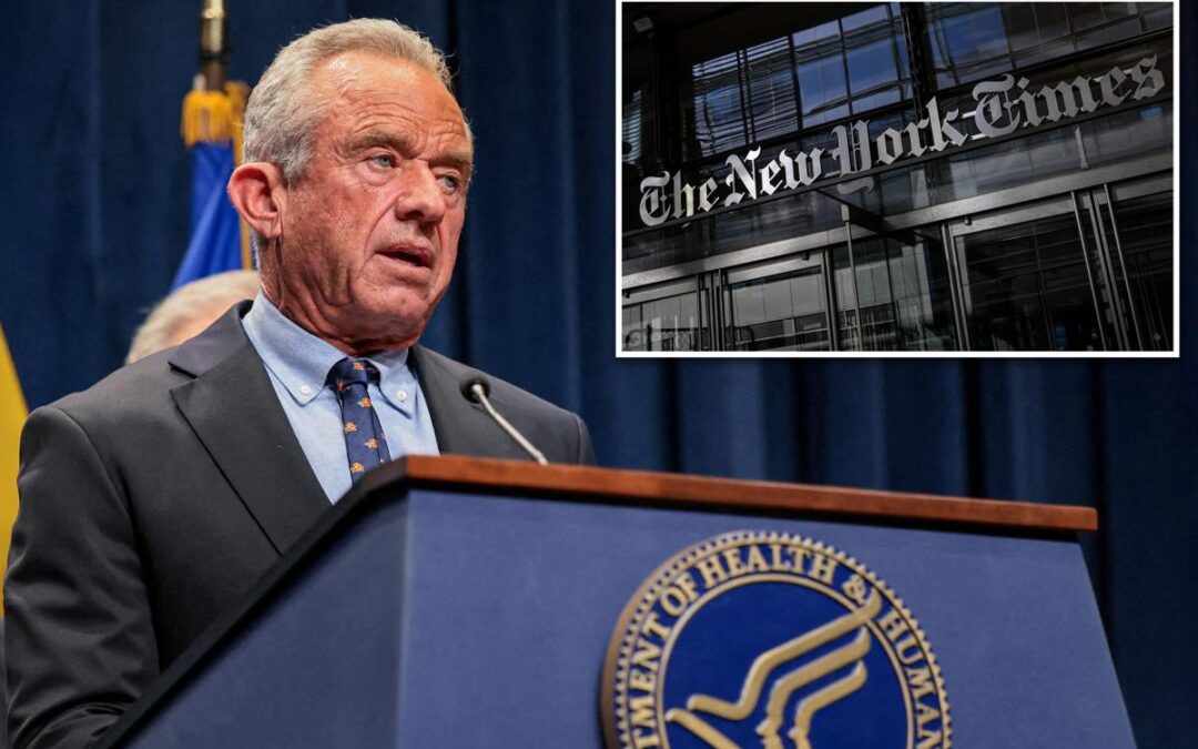 RFK Jr. rips NYT for publishing ‘hit piece’ sourced by ‘disgruntled’ ex- employees: ‘Propagandists’