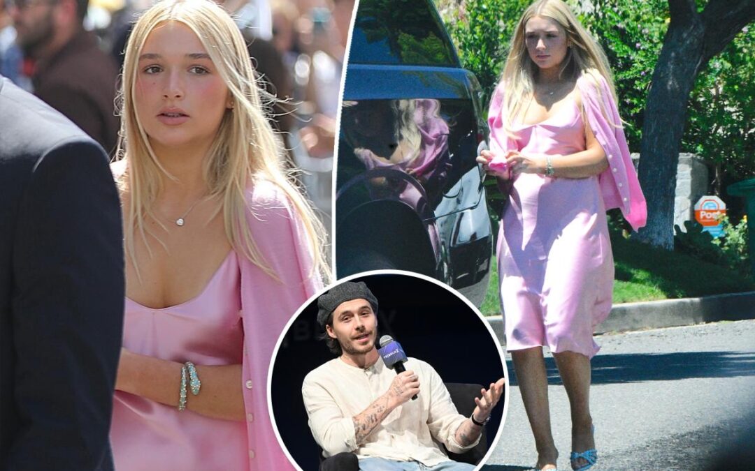 Why Brooklyn Beckham didn’t open the door when sister Harper stopped by LA mansion