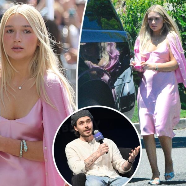 Why Brooklyn Beckham didn’t open the door when sister Harper stopped by LA mansion