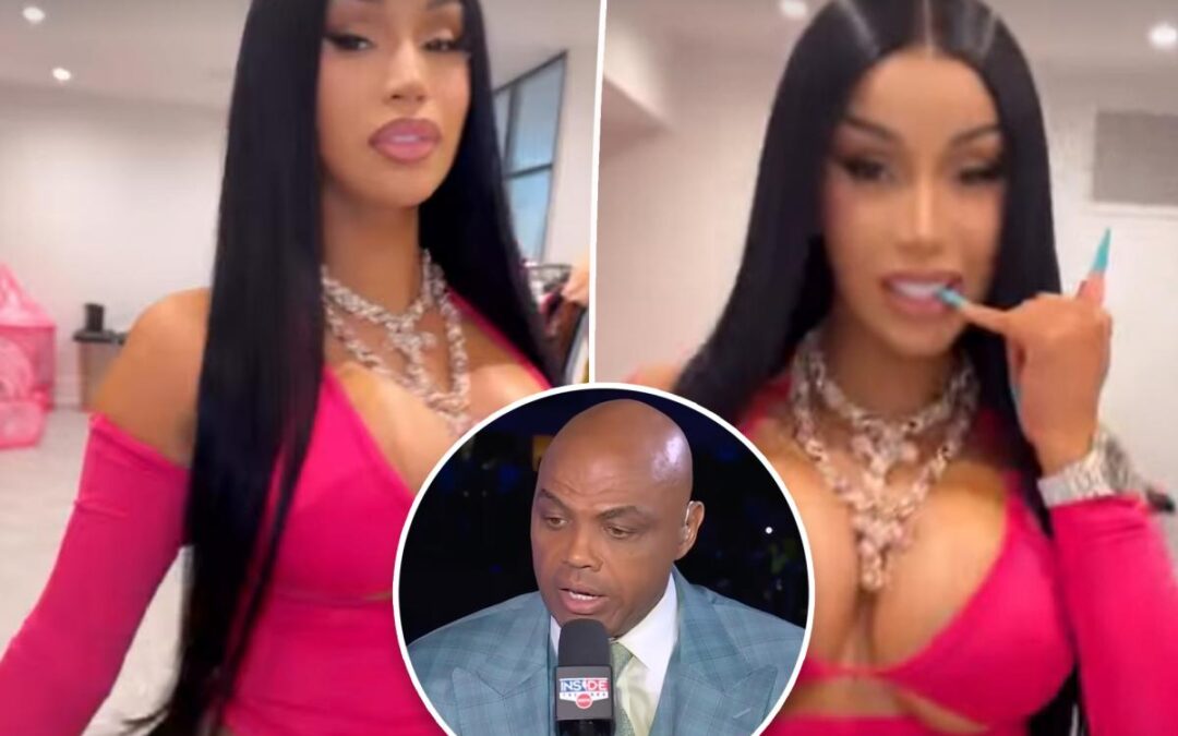 Cardi B celebrates Knicks’ win in racy new getup after viral Charles Barkley comment