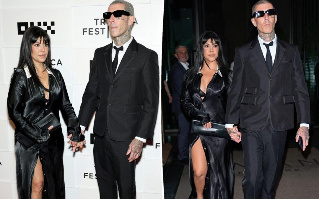 Kourtney Kardashian and Travis Barker make first red carpet appearance together in more than two years