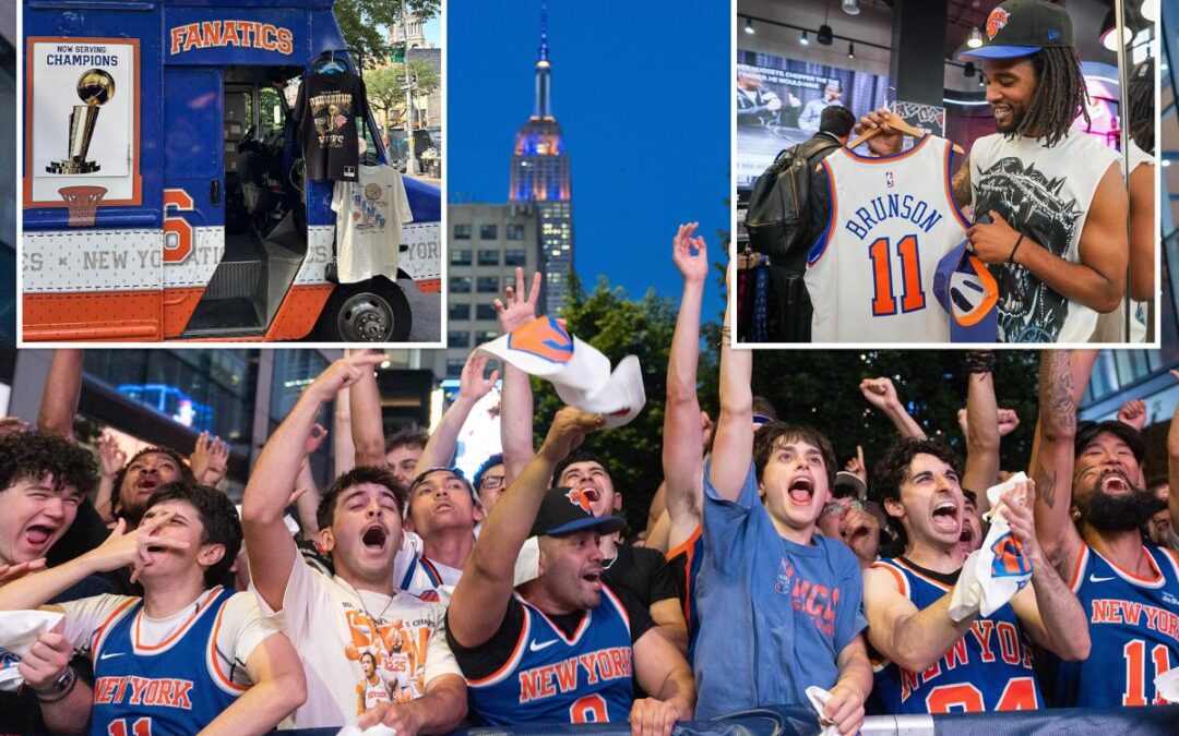 Historic NBA Championship fuels record-breaking sales of New York Knicks merch on Fanatics