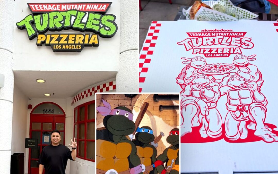 Fans rage at insane Teenage Mutant Ninja Turtles Pizzeria prices ahead of its Santa Monica opening