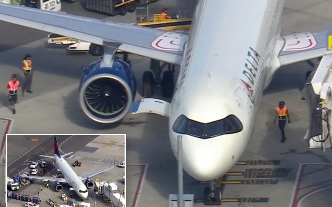 FDNY deploys more than 140 personnel to JFK after Delta flight reported with flat tires on approach to landing