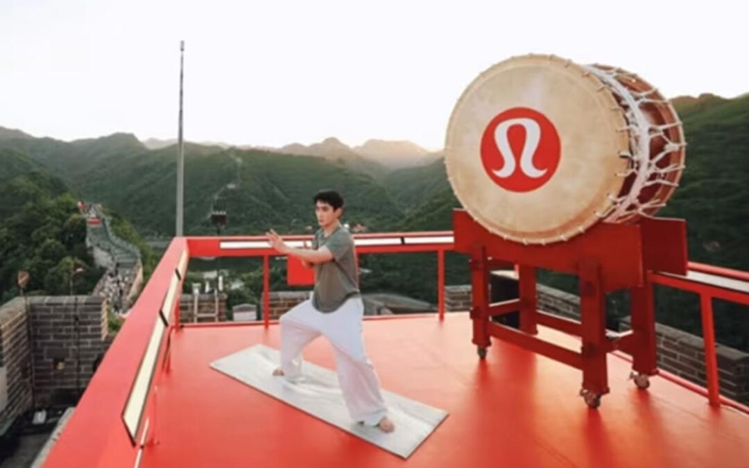 Lululemon apologizes for using Japanese drum at Great Wall of China yoga event