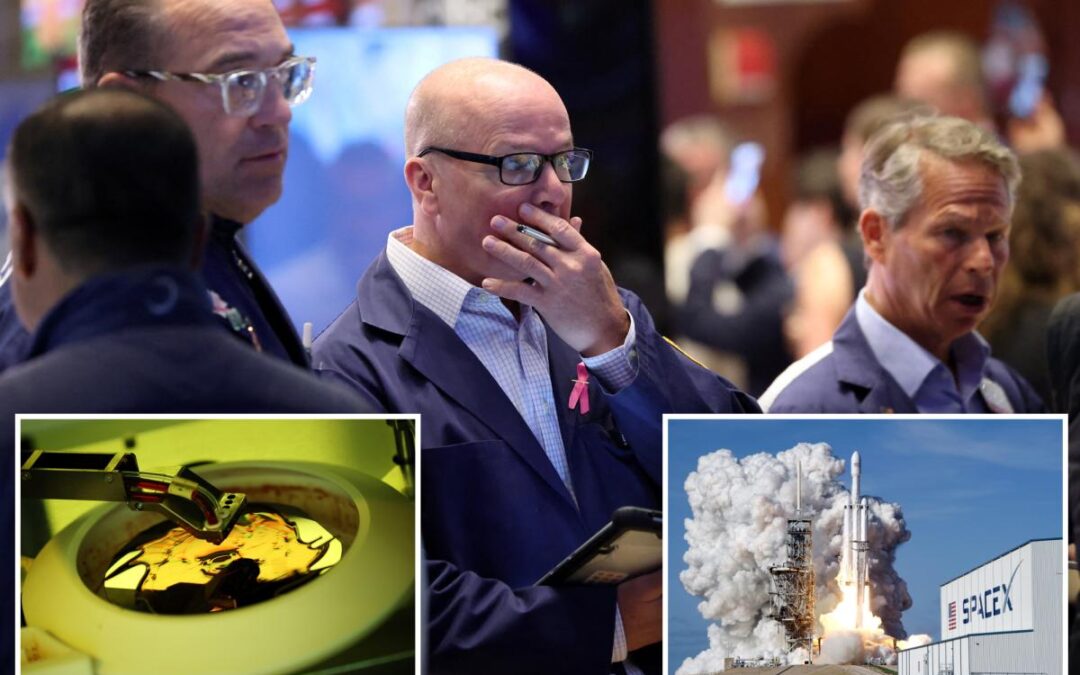 Tech, chip stocks deepen losses as SpaceX briefly dips below IPO price