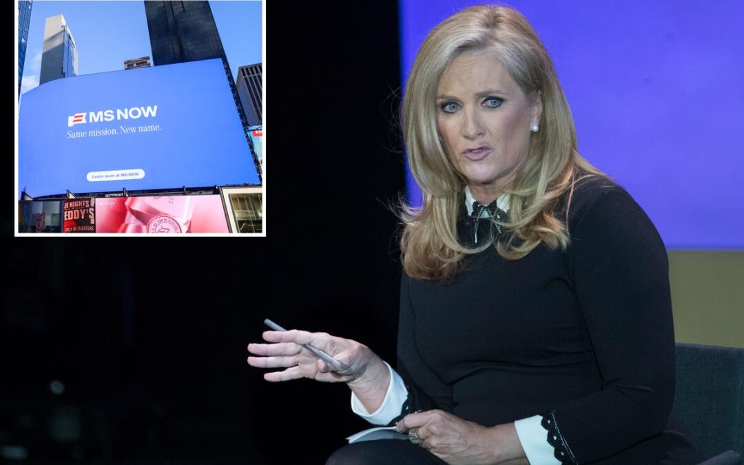MS NOW’s longest serving anchor is out as network fills schedule with podcasts