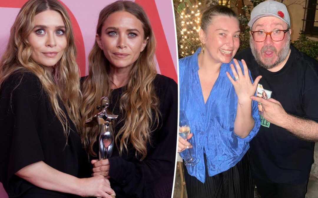 Mary-Kate and Ashley Olsen make rare public appearance at older brother Trent’s wedding