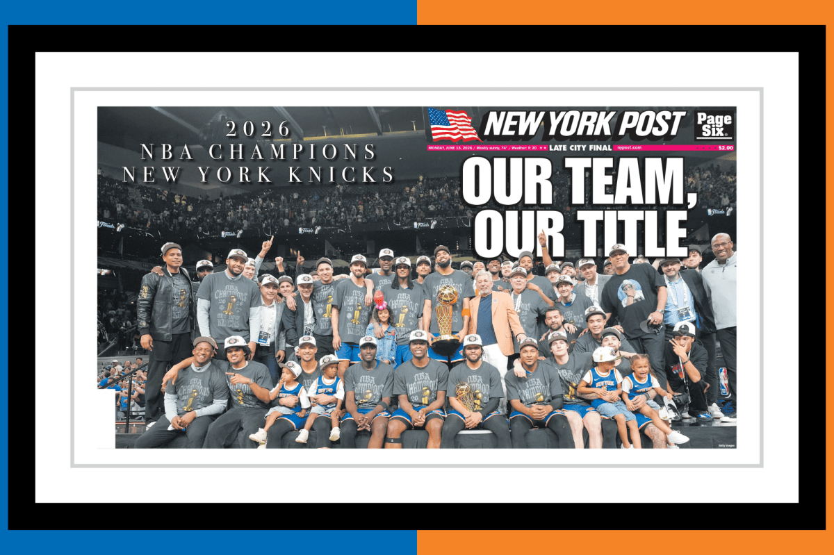 Commemorate Knicks’ NBA Finals history with this 2026 Championship cover
