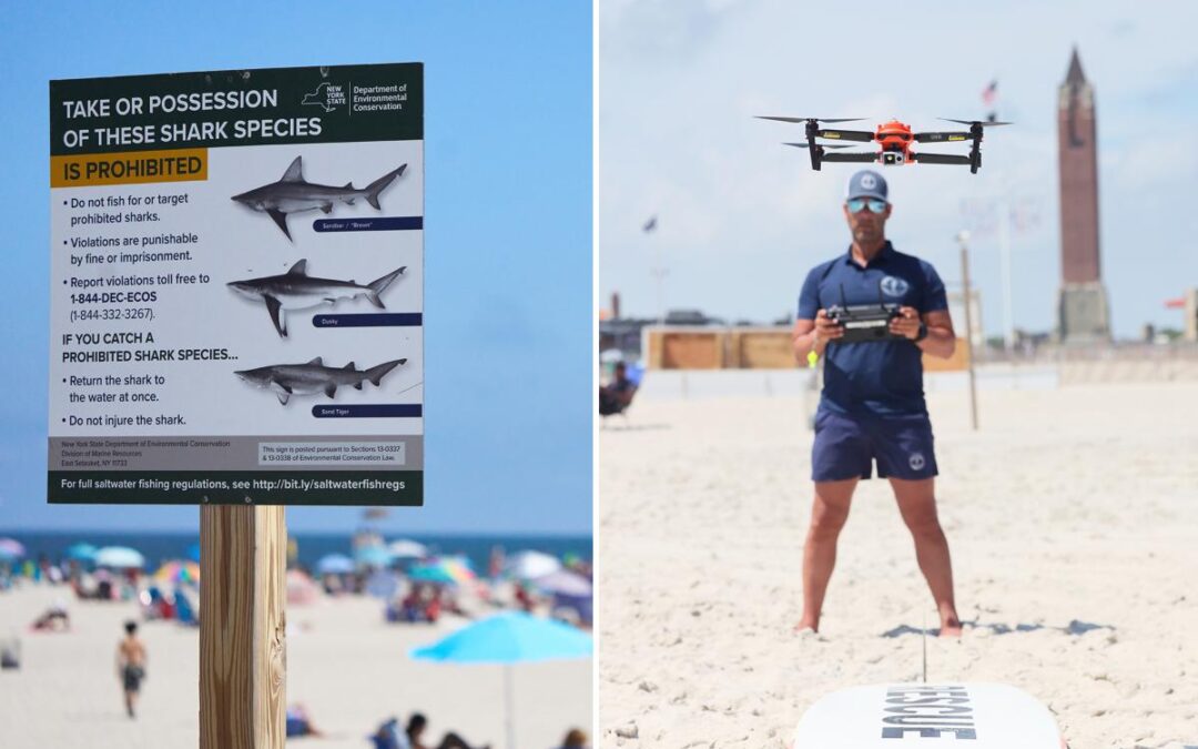 Sharks are arriving for NY’s 4th of July holiday, but this new tech is keeping bites at bay