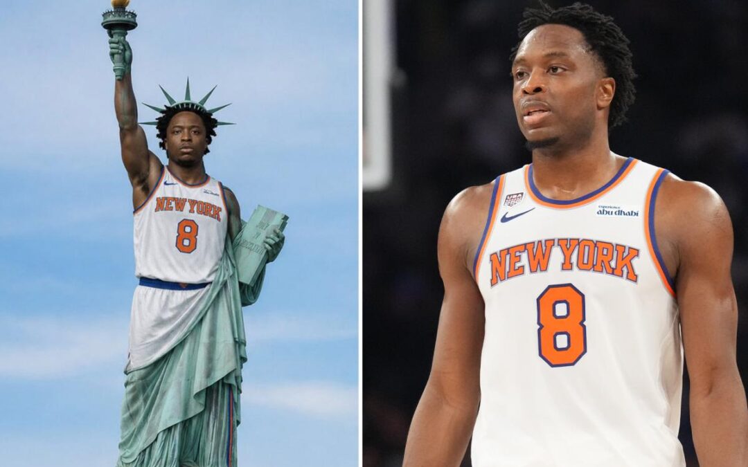 OG Mania: Knicks fans in frenzy to honor new Finals hero — including hilarious Statue of Liberty offshoot
