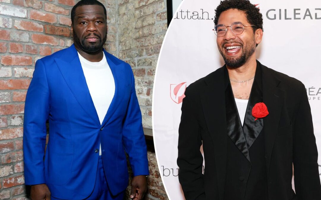 50 Cent pokes fun at Jussie Smollett’s return to the stage for Harlem Pride performance